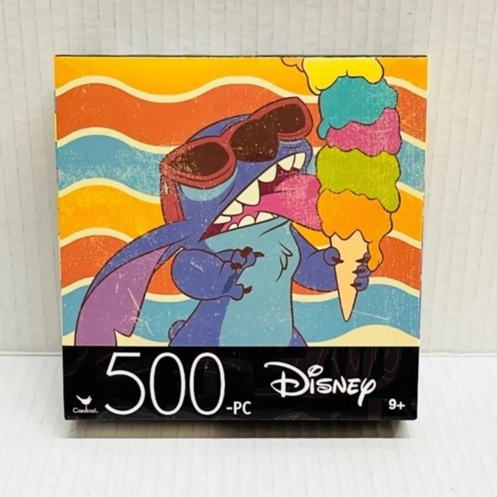 Disney Stitch Ice Cream Cone 500 piece puzzle